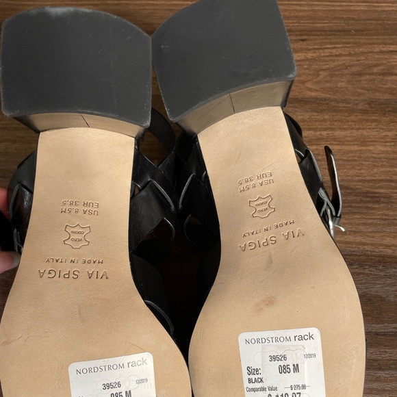 Via Spiga Block Heel Sandal- Sz 8.5 - Picture 6 of 7